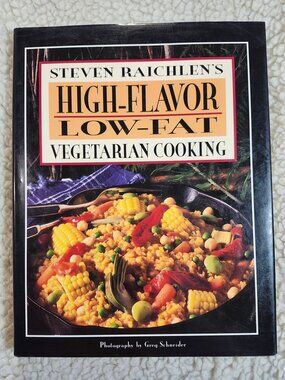 Steven Raichlen High-Flavor Low-Fat Vegetarian Cooking Hardcover 1995 Viking